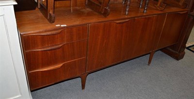 Lot 1267 - A 1960's Mackintosh style teak sideboard