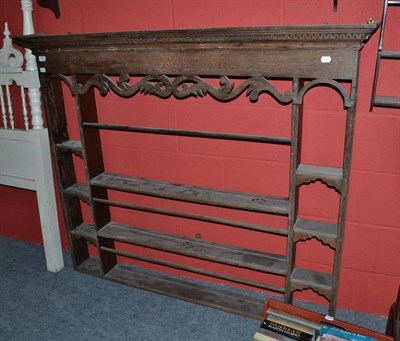 Lot 1305 - Two oak delft racks