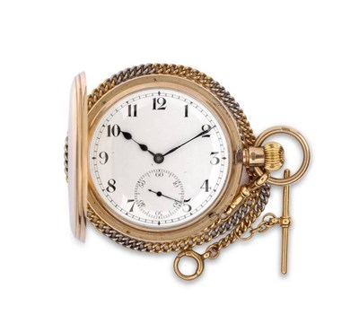 Lot 235 - A 9ct Gold Full Hunter Keyless Pocket Watch, 1923, lever movement stamped S&Co, Peerless and...