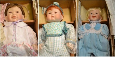 Lot 233 - Three Ashton Drake Collection porcelain dolls