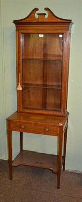 Lot 344 - Edwardian mahogany display cabinet