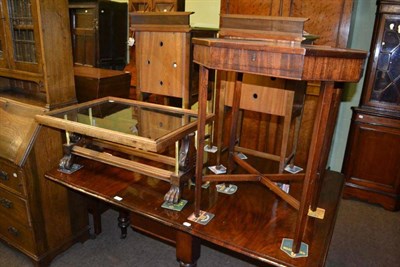 Lot 371 - A Georgian mahogany single drawer occasional table with octagonal top and a coffee table