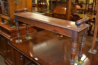 Lot 376 - 19th century mahogany window stool