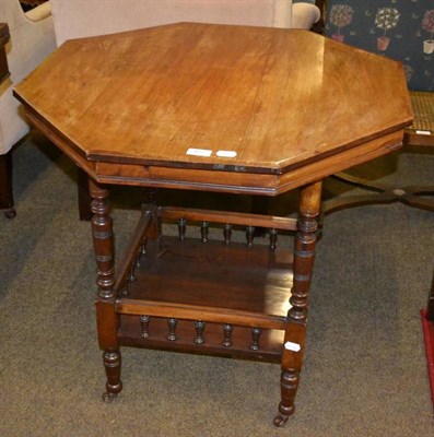 Lot 402 - A late Victorian octagonal centre table