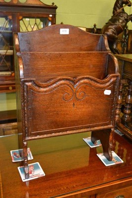 Lot 418 - Magazine rack