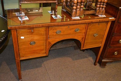 Lot 419 - A 19th century mahogany small sideboard