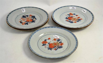 Lot 48 - Five late 18th century Imari plates