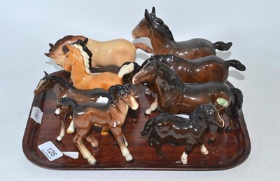 Lot 126 - Nine assorted Beswick foals