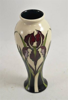 Lot 162 - A Moorcroft Antheia baluster vase, signed and dated to base, boxed