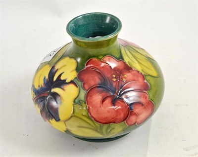 Lot 172 - A Walter Moorcroft hibiscus pattern vase