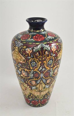 Lot 191 - A Moorcroft vase by Rachel Bishop, limited edition 14/100, signed and dated to base, 30cm high