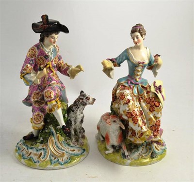 Lot 218 - A pair of Samson figures (restored)