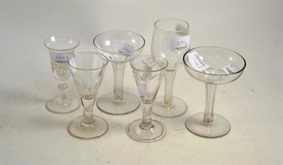 Lot 230 - Six various wine glasses