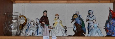 Lot 258 - Royal Doulton 'The Broken Lance' HN2041, 'The Orange Lady', HN1759, other Doulton and other...