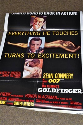 Lot 360 - Two James Bond posters; Dr No and Goldfinger