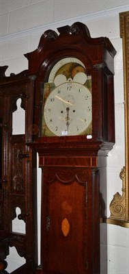 Lot 479 - A Victorian eight day longcase clock with moonphase