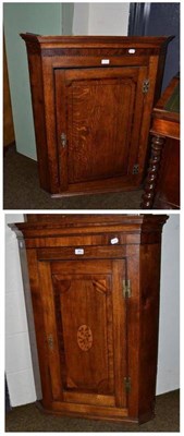 Lot 483 - Two corner cupboards