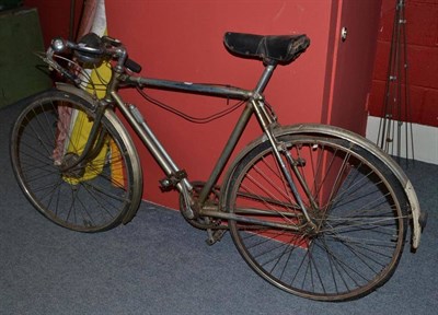 Lot 623 - A Humber silver speed bicycle