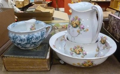 Lot 662 - Quantity of decorative ceramics and ornamental items including Aynsley Orchard Gold, toilet...