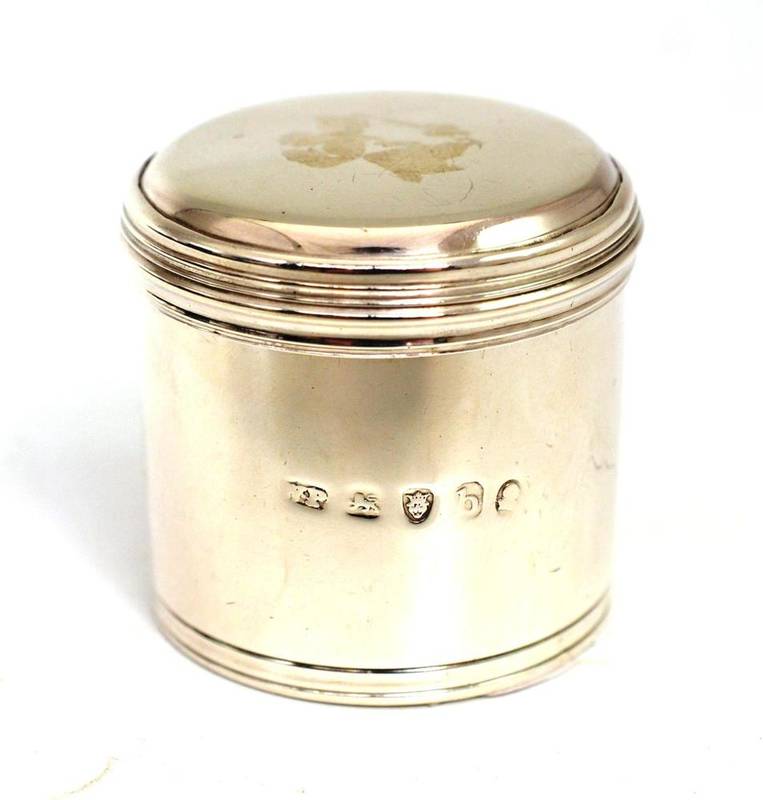 Lot 68 - A George III silver counter box, London 1817, William Price