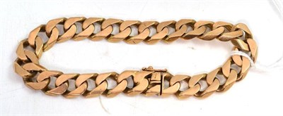 Lot 130 - A 9ct gold curb bracelet