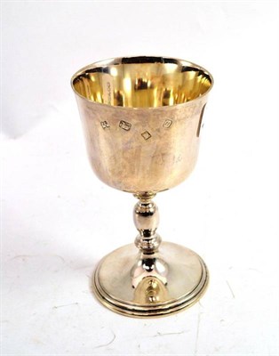 Lot 153 - A modern silver goblet