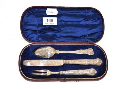 Lot 169 - A Victorian silver Christening set