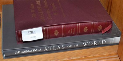 Lot 178 - The First Folio of Shakespeare, with box; and The Times Atlas of the World