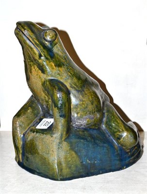 Lot 202 - Doulton style frog, ex Wade collection