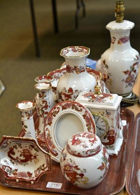 Lot 214 - A collection of Masons Mandalay red pattern china