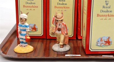 Lot 266 - Twelve Royal Doulton Bunnykins figures (boxed)