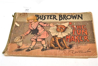 Lot 357 - Outcault (|R. F.), 'Buster Brown The Fun Maker' (1912), London W & R Chambers, oblong folio, colour