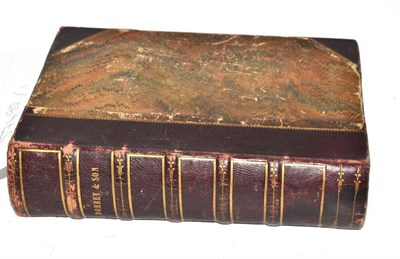 Lot 358 - Dickens (Charles), Dombey & Sons, 1848, first edition, half leather binding