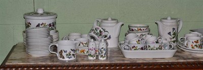 Lot 467 - A large quantity (approx seventy pieces) of Portmeirion Botanic Garden tea and dinner ware