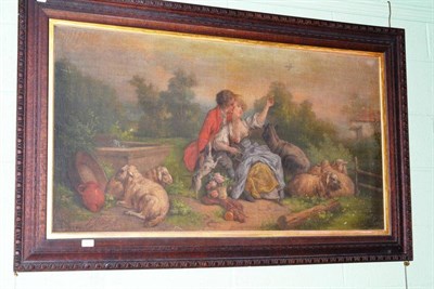 Lot 501 - French school - 18th century shepherd and shepherdess