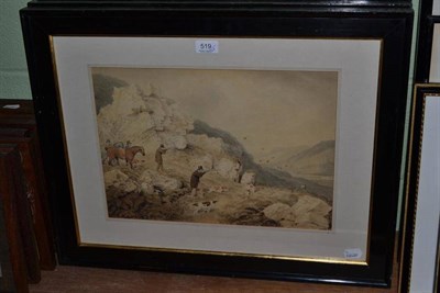 Lot 519 - Three shooting watercolours signed Howitt (faded)