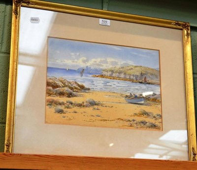 Lot 529 - Warren Williams gilt framed watercolour, entitled 'Rippling Waves'