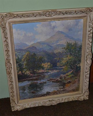 Lot 538 - Wyndam Lloyd, 'The River Llugwy'