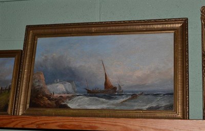 Lot 543 - William Harry Wilkinson, pair of marine oils