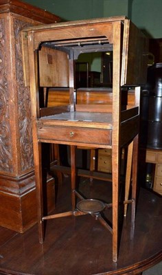 Lot 598 - A 19th century mahogany washstand