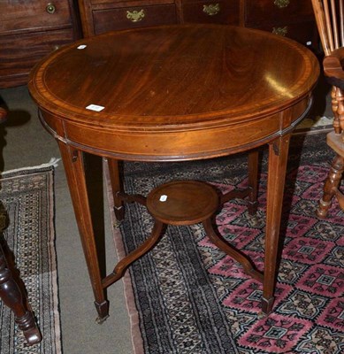 Lot 618 - An Edwardian mahogany window table