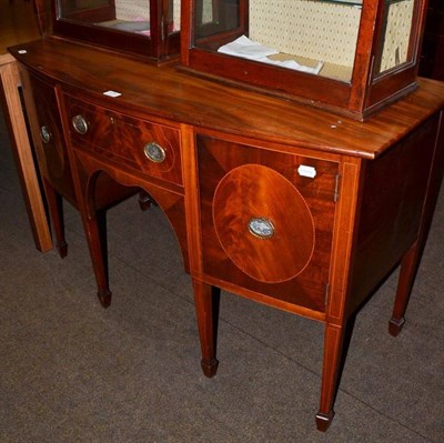 Lot 676 - A George III style mahogany sideboard (cut down)