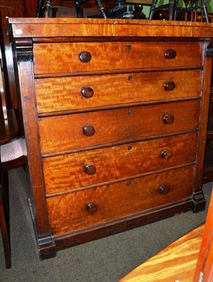 Lot 680 - Victorian mahogany Scotch chest