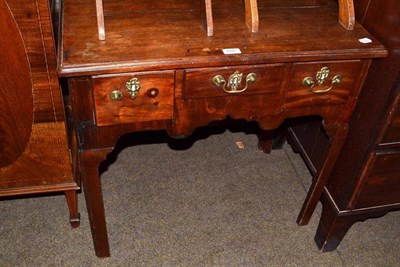 Lot 698 - 18th century mahogany lowboy