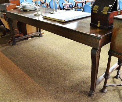 Lot 704 - An oak refectory table