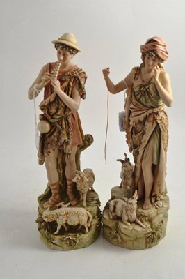 Lot 198 - Pair of Royal Dux figures