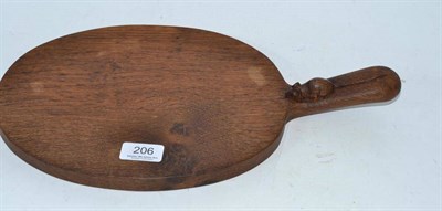 Lot 206 - Mouseman cheese board