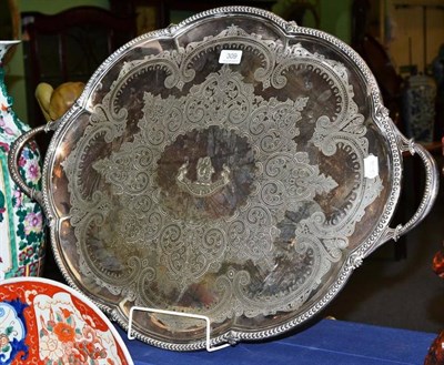 Lot 309 - 19th century EPNS tea tray