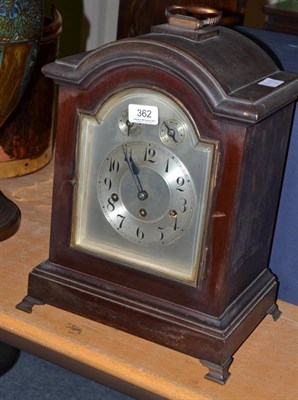 Lot 362 - Late 19th/early 20th century bracket clock