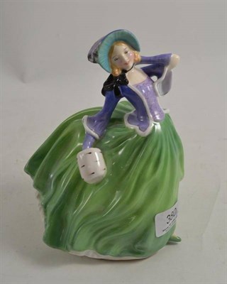 Lot 380 - A Royal Doulton figure - 'Autumn Breezes' in green and violet colourway